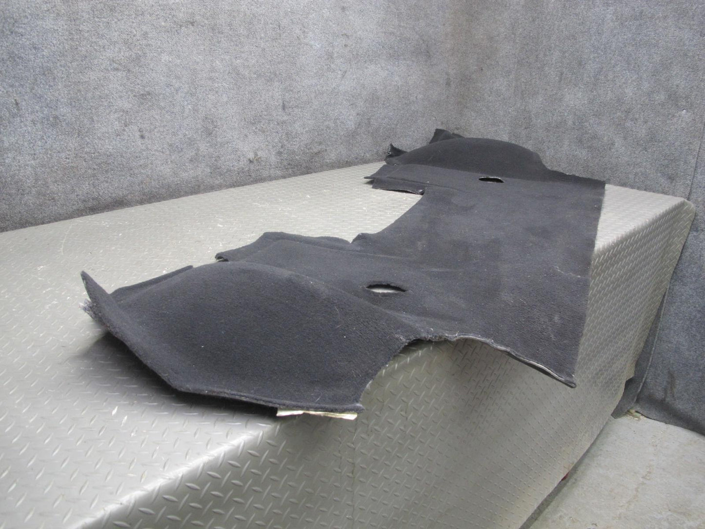 97-04 Chevrolet Corvette C5 Coupe Rear Compartment Floor Carpet Cover Black OEM