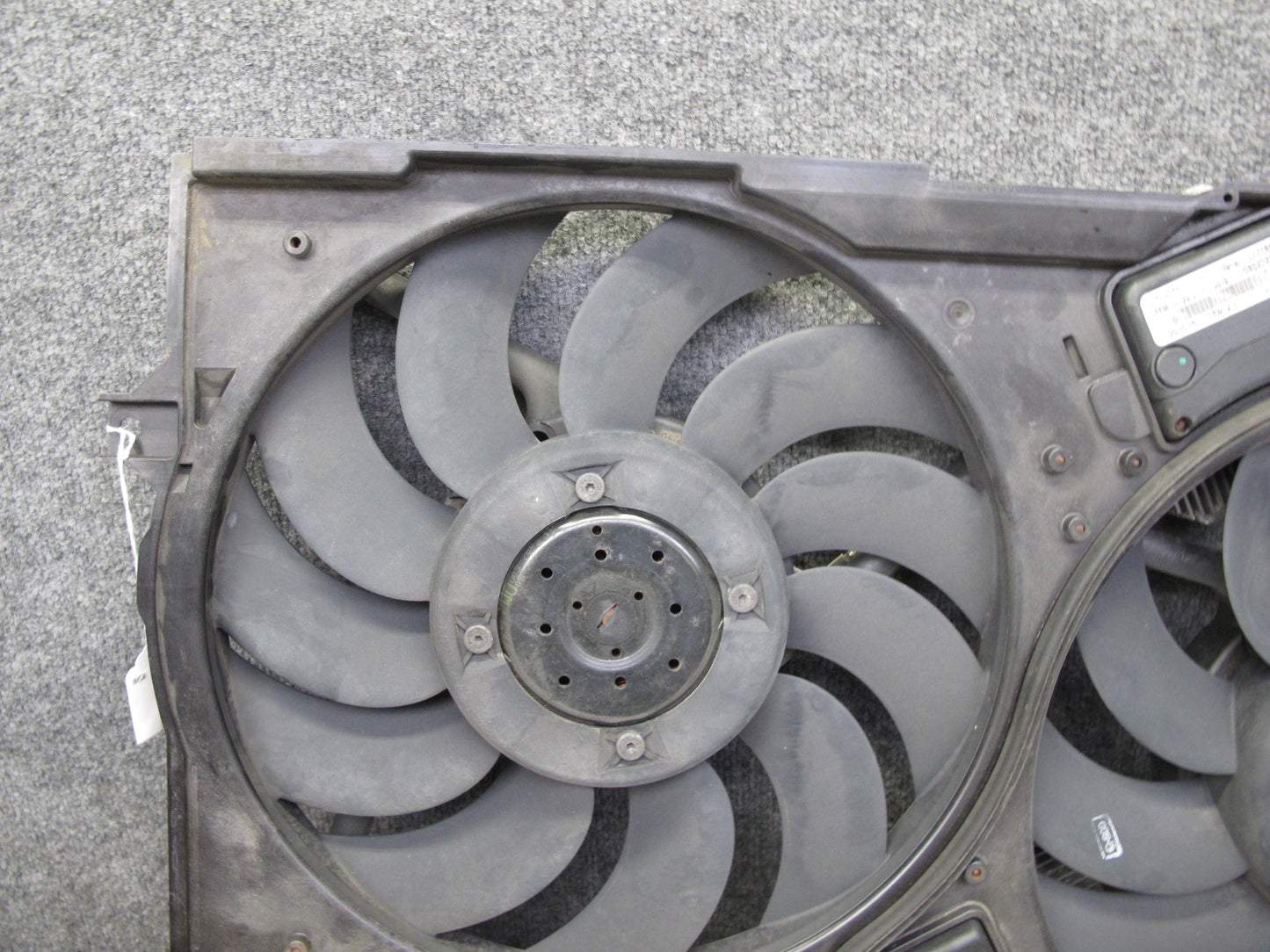 03-10 Bentley Continental GTC GT Flying Spur 6.0 Engine Cooling Fan Motor Shroud