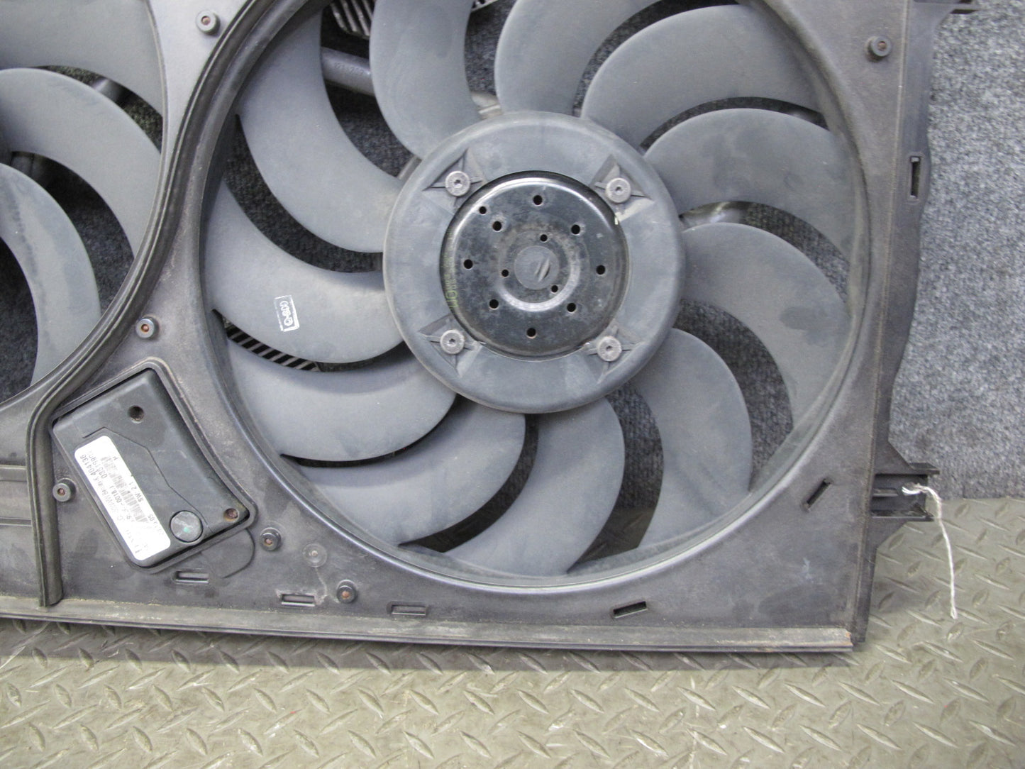 03-10 Bentley Continental GTC GT Flying Spur 6.0 Engine Cooling Fan Motor Shroud
