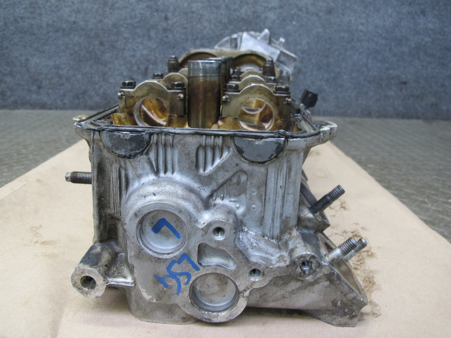 01-06 Lexus LS430 UCF30L 4.3L 3UZFE Left Engine Cylinder Head 120K Miles OEM