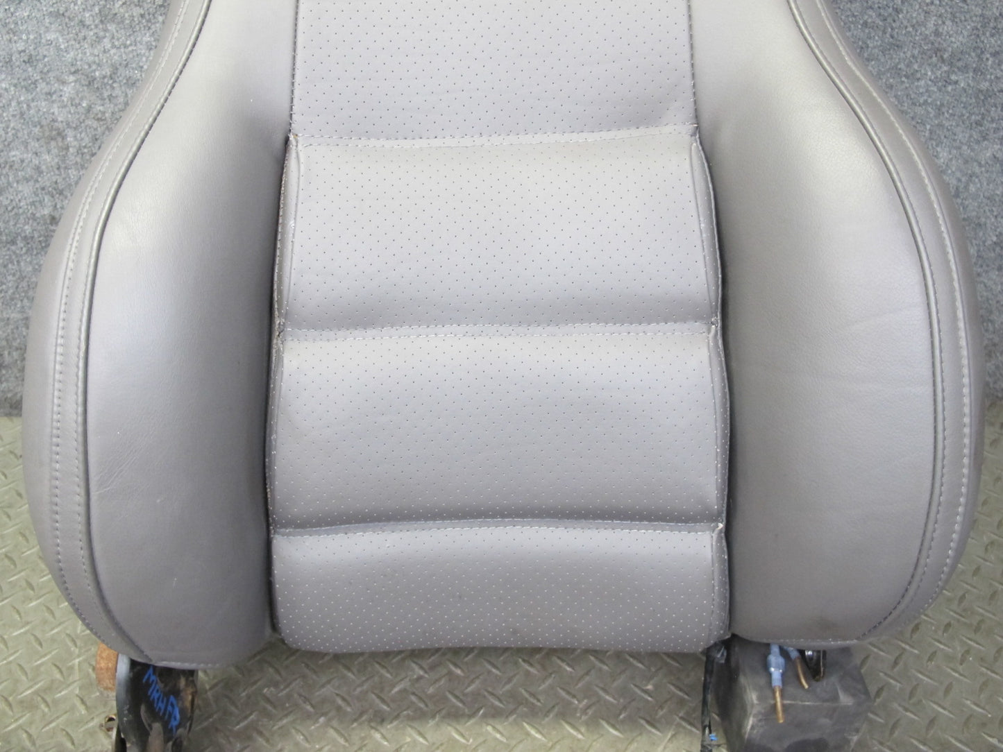 88-91 Mazda RX7 FC3S Convert Right Seat Upper Leather Cushion Backrest Brown OEM