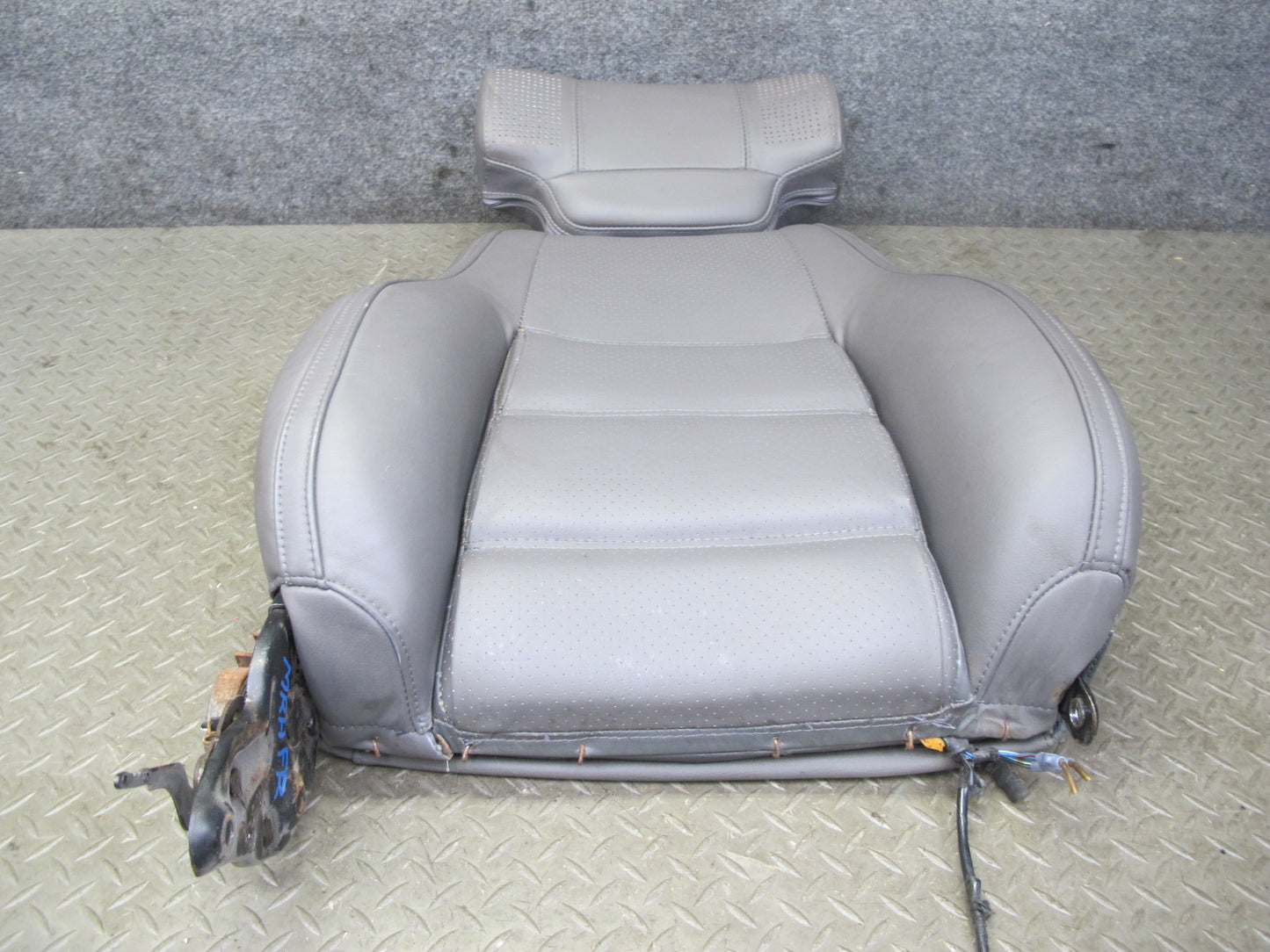 88-91 Mazda RX7 FC3S Convert Right Seat Upper Leather Cushion Backrest Brown OEM