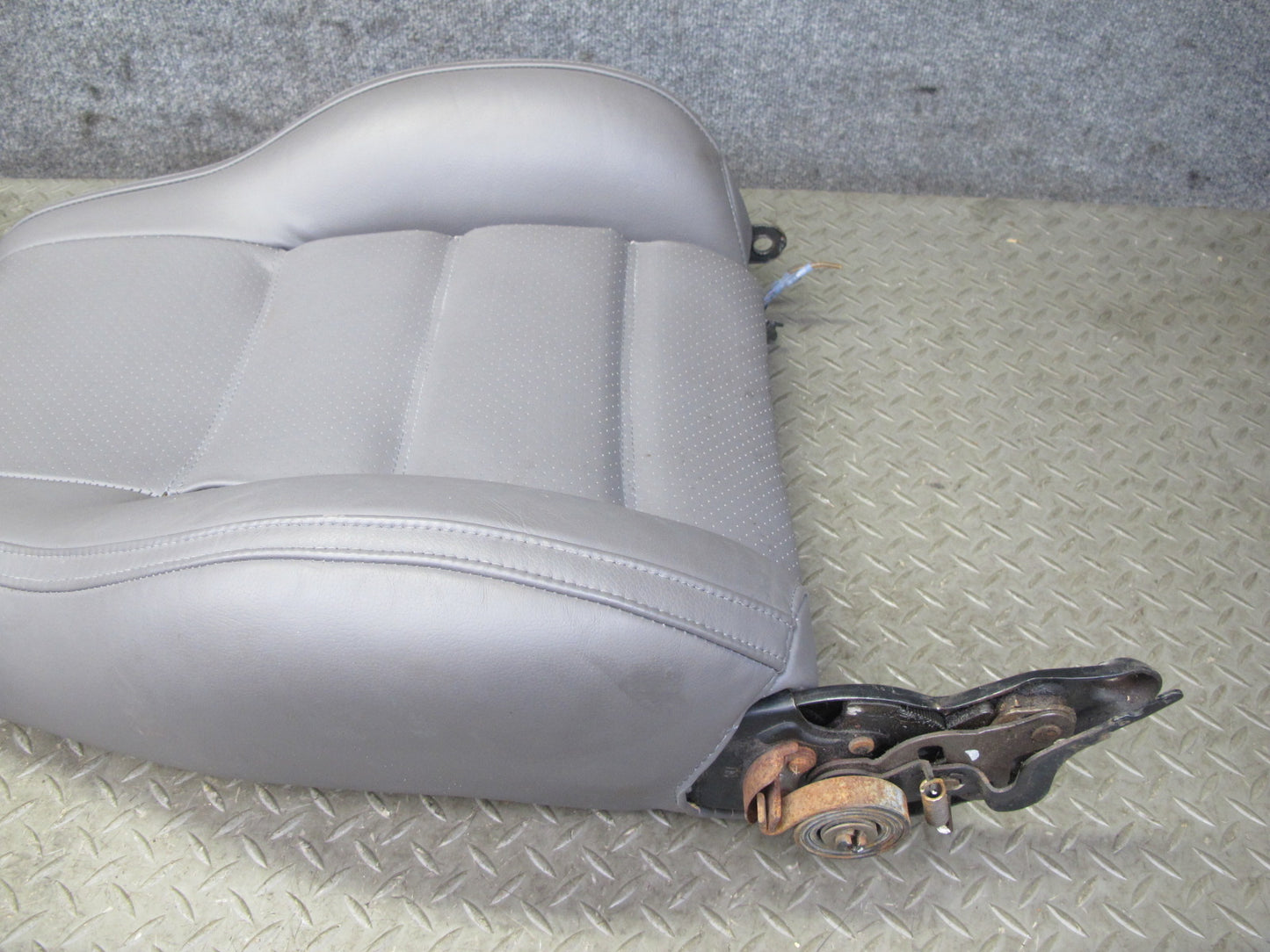 88-91 Mazda RX7 FC3S Convert Right Seat Upper Leather Cushion Backrest Brown OEM