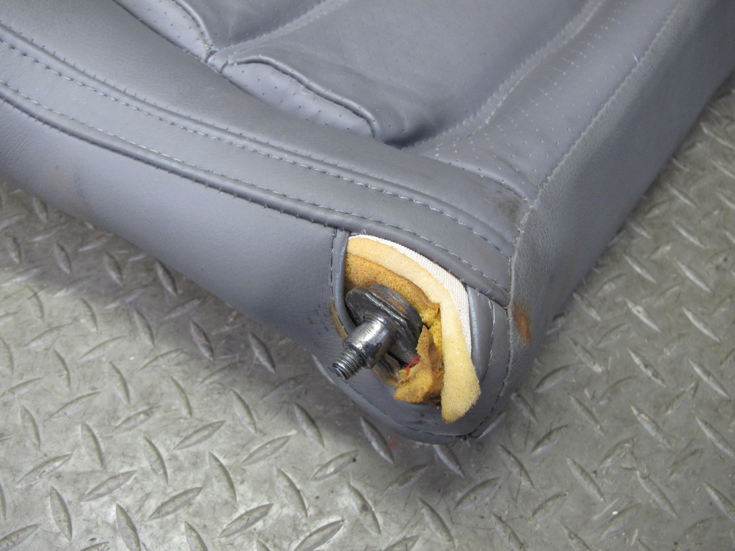 88-91 Mazda RX7 FC3S Convertible Right Seat Lower Leather Cushion Brown OEM