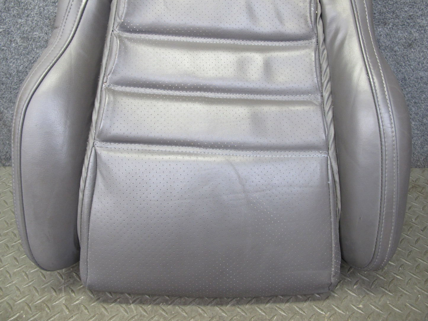 88-91 Mazda RX7 FC3S Convert Left Driver Seat Lower Leather Cushion Brown OEM