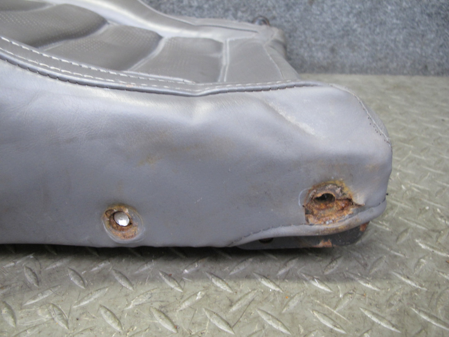 88-91 Mazda RX7 FC3S Convert Left Driver Seat Lower Leather Cushion Brown OEM