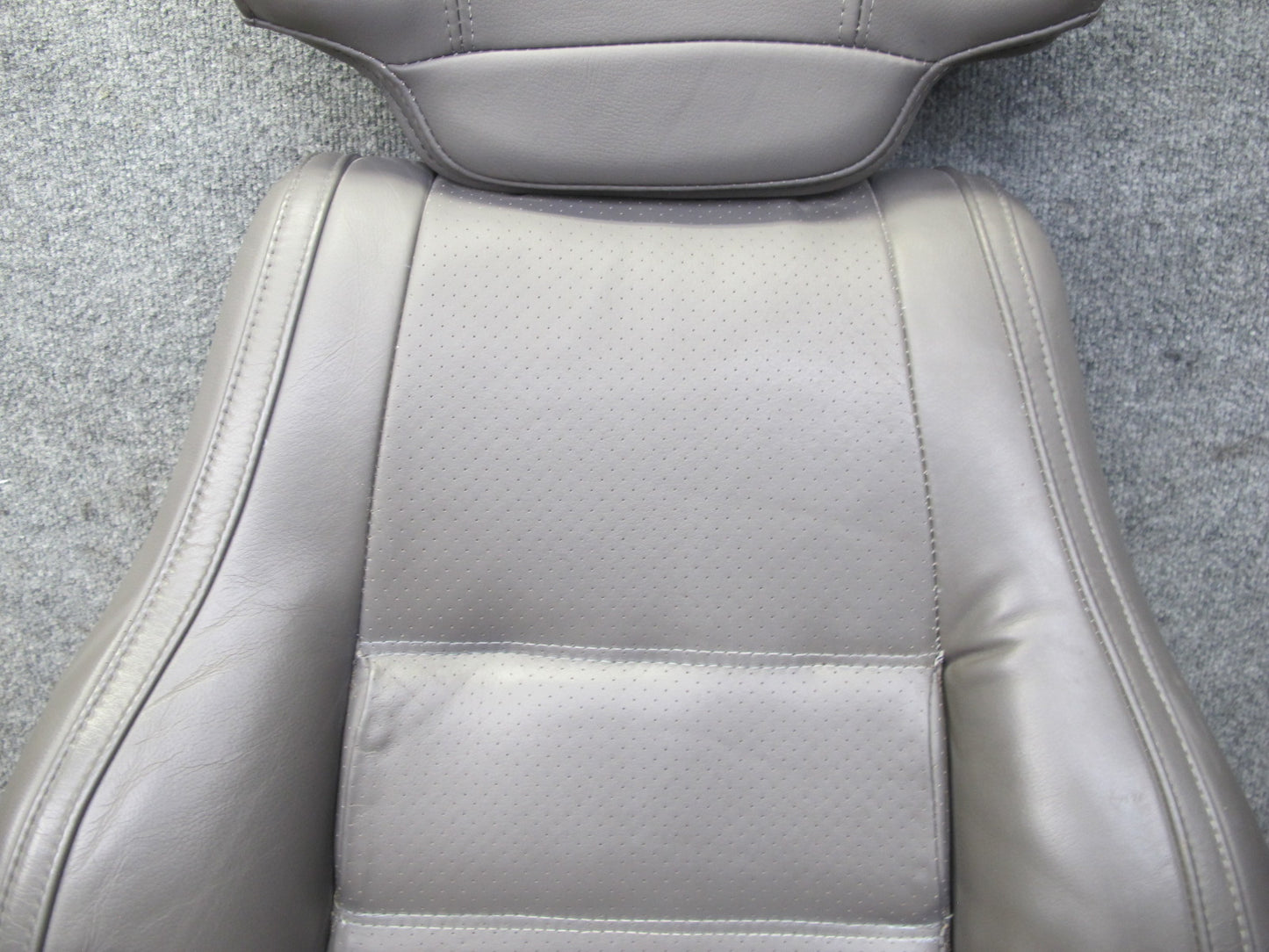88-91 Mazda RX7 FC3S Convert Left Seat Upper Leather Cushion Backrest Brown OEM