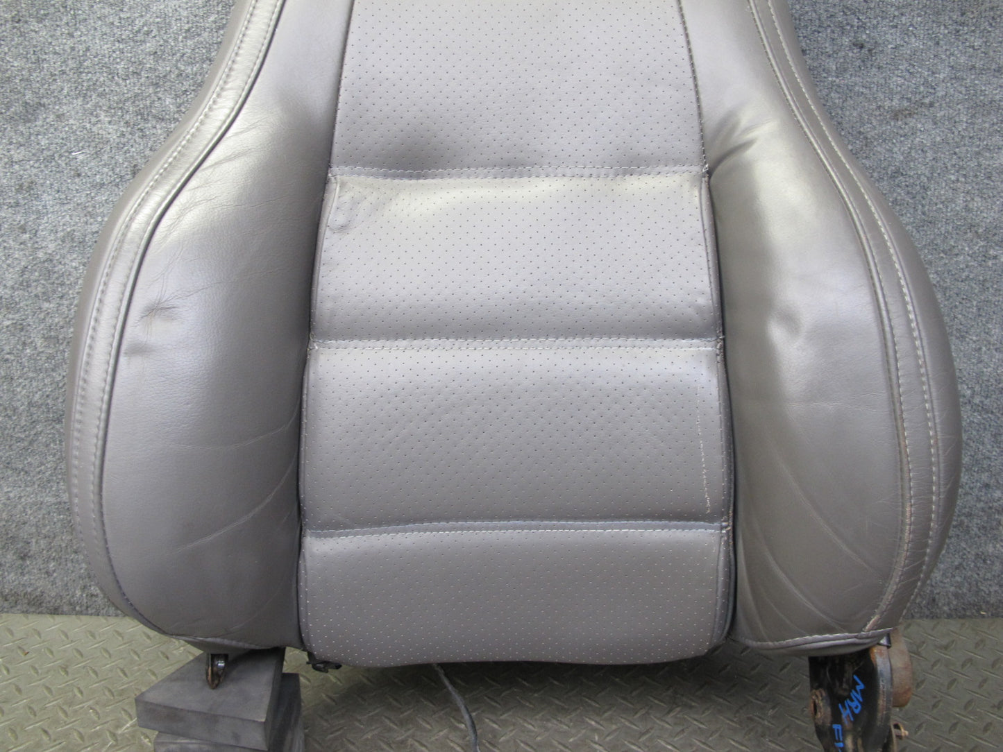 88-91 Mazda RX7 FC3S Convert Left Seat Upper Leather Cushion Backrest Brown OEM