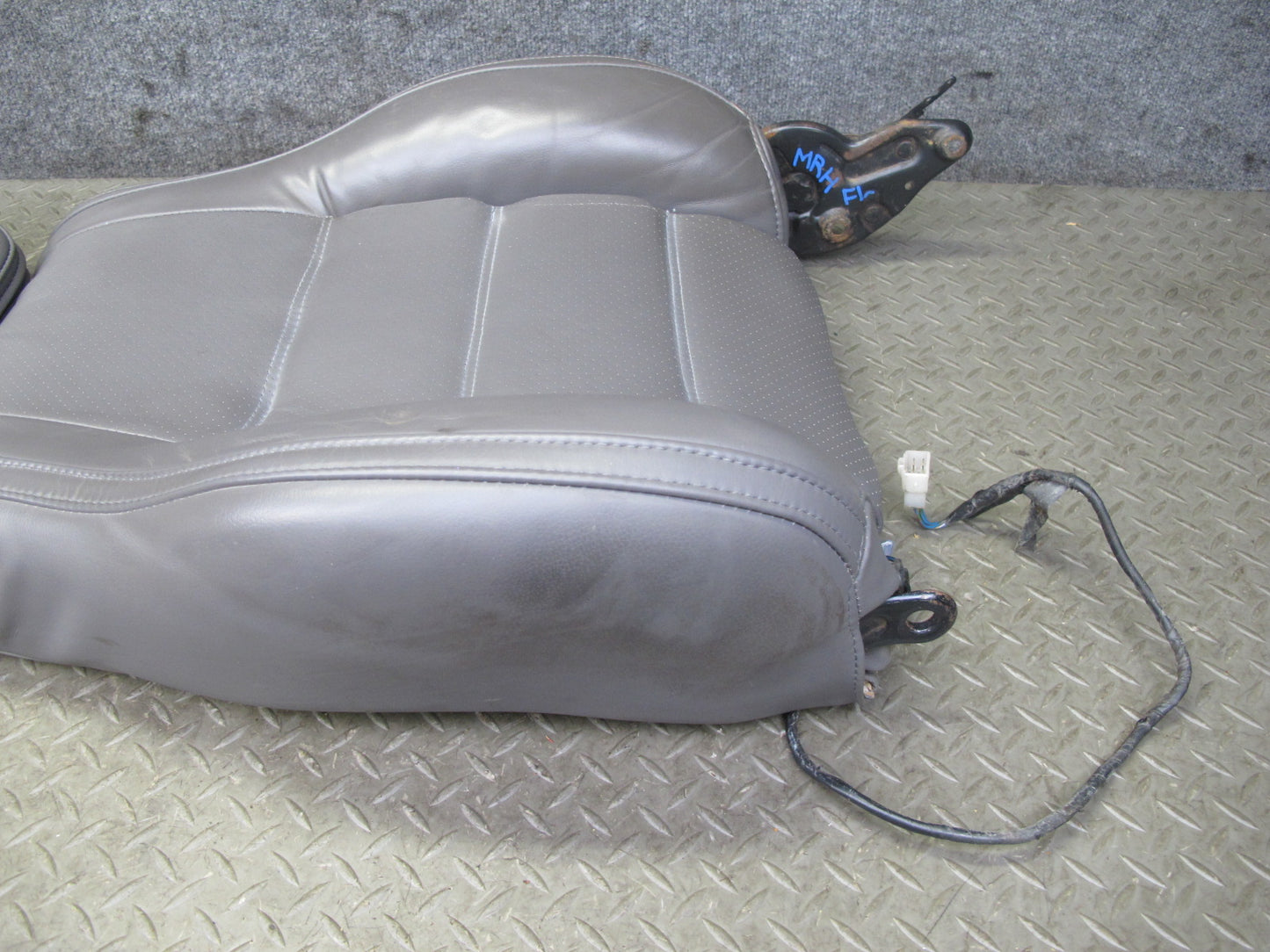88-91 Mazda RX7 FC3S Convert Left Seat Upper Leather Cushion Backrest Brown OEM