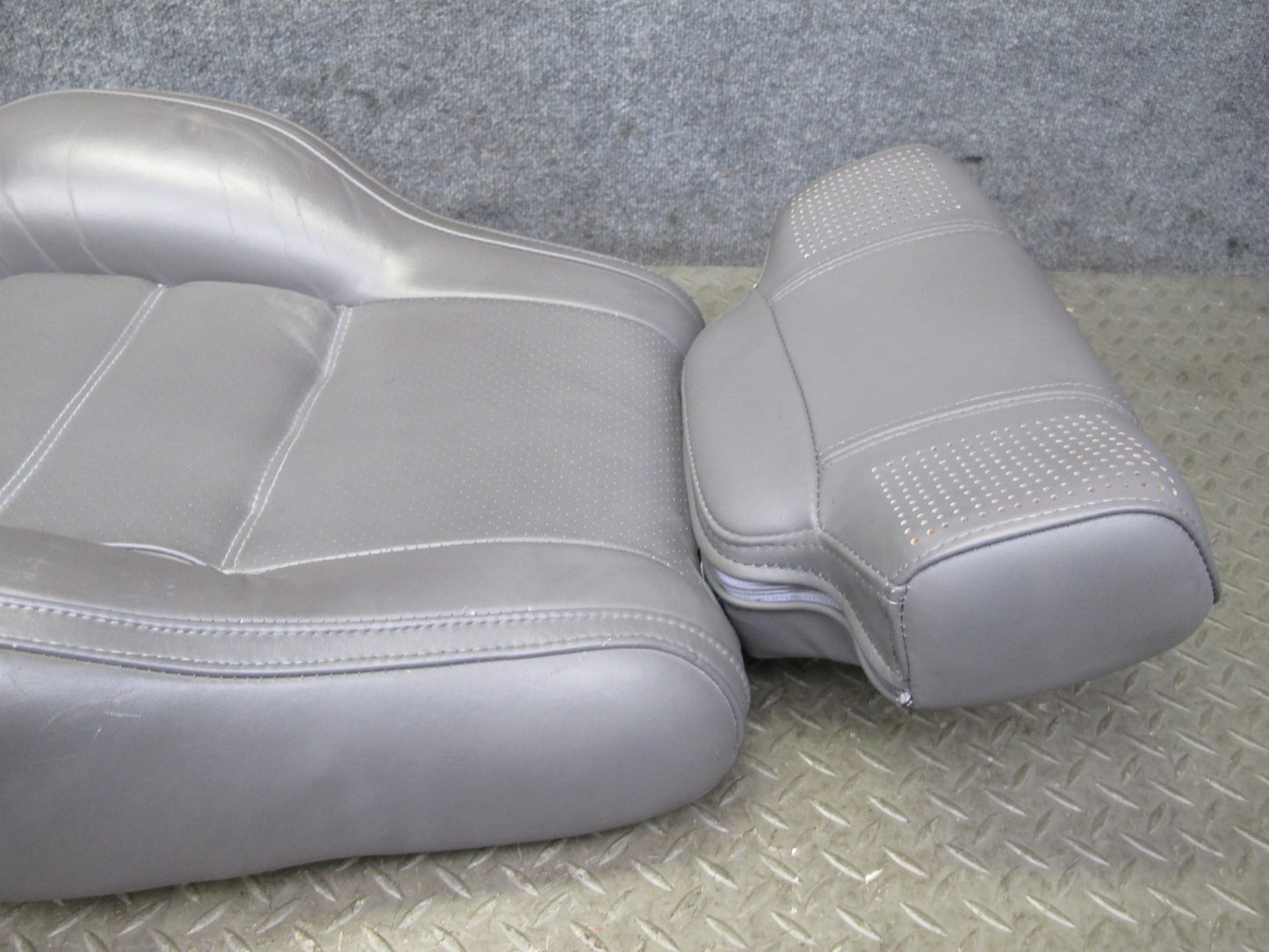 88-91 Mazda RX7 FC3S Convert Left Seat Upper Leather Cushion Backrest Brown OEM
