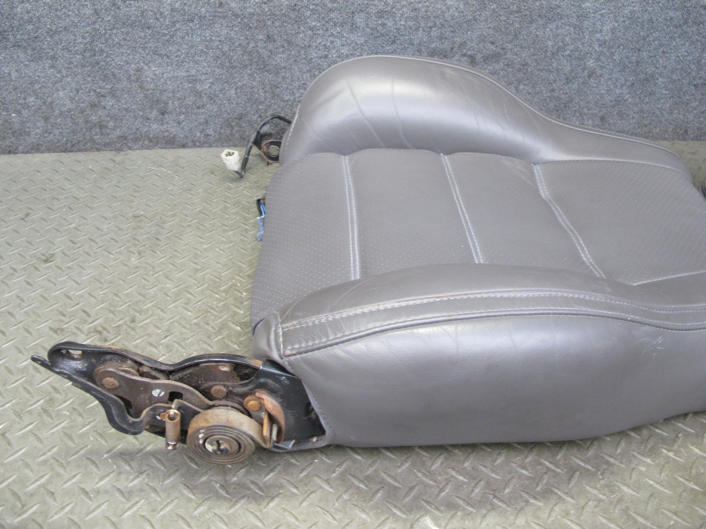 88-91 Mazda RX7 FC3S Convert Left Seat Upper Leather Cushion Backrest Brown OEM