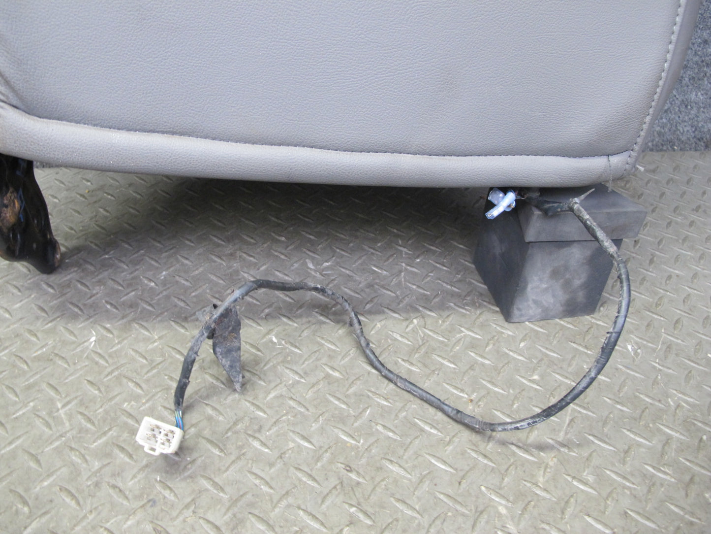 88-91 Mazda RX7 FC3S Convert Left Seat Upper Leather Cushion Backrest Brown OEM