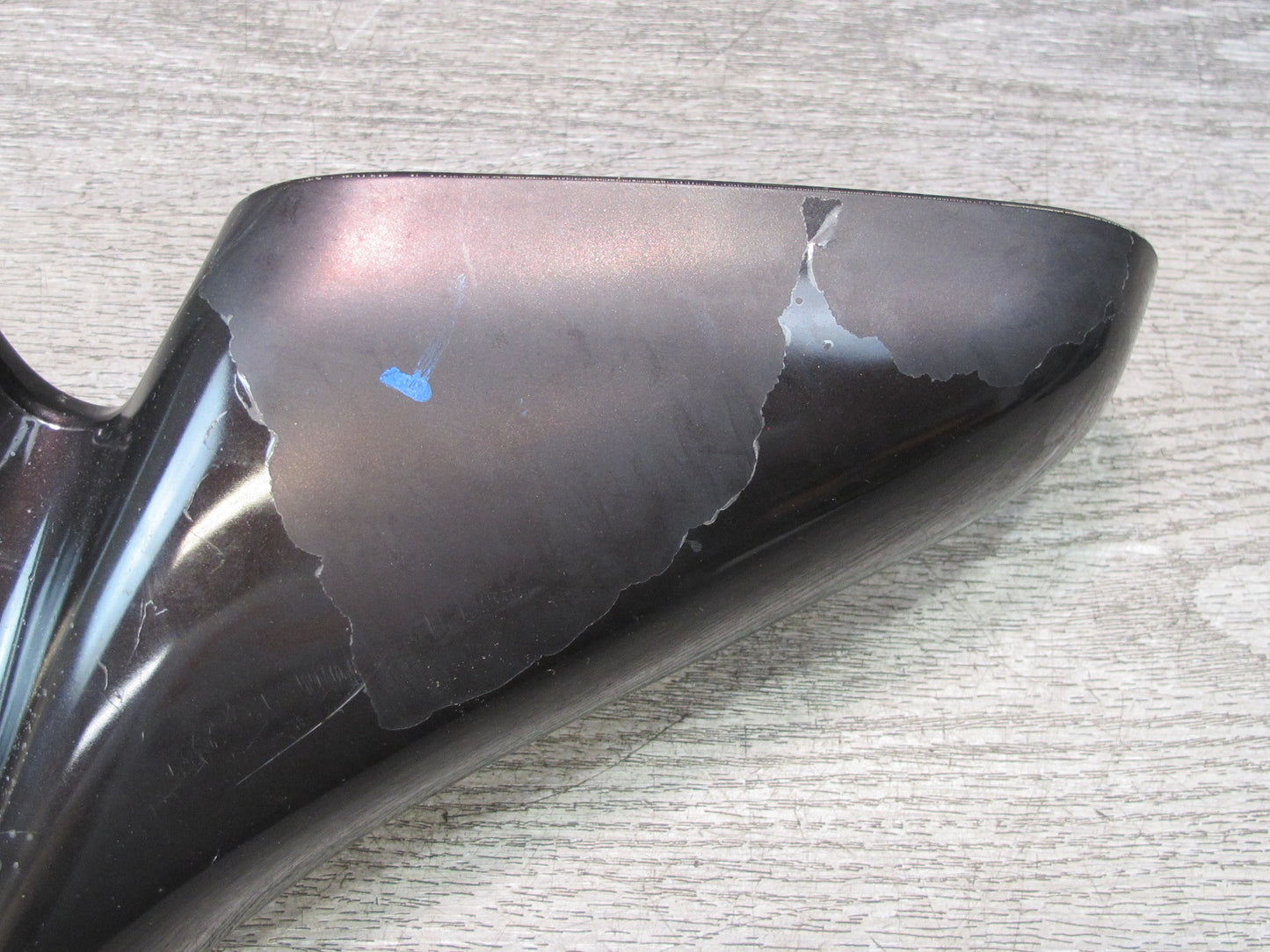 89-92 Toyota Supra MK3 7MGE NA Front Left Side View Power Mirror Black Ruby OEM