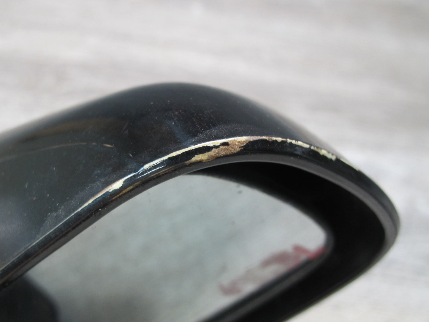 89-92 Toyota Supra MK3 7MGE NA Front Left Side View Power Mirror Black Ruby OEM