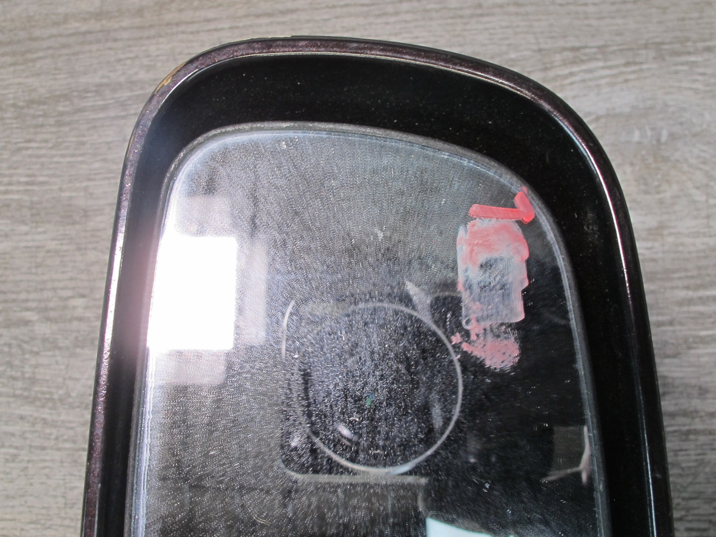 89-92 Toyota Supra MK3 7MGE NA Front Left Side View Power Mirror Black Ruby OEM
