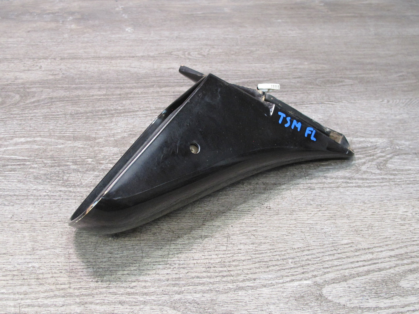 89-92 Toyota Supra MK3 7MGE NA Front Left Side View Power Mirror Black Ruby OEM