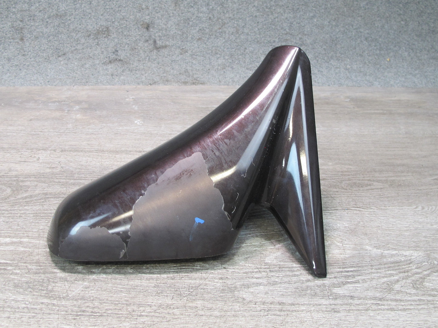 89-92 Toyota Supra MK3 7MGE NA Front Left Side View Power Mirror Black Ruby OEM