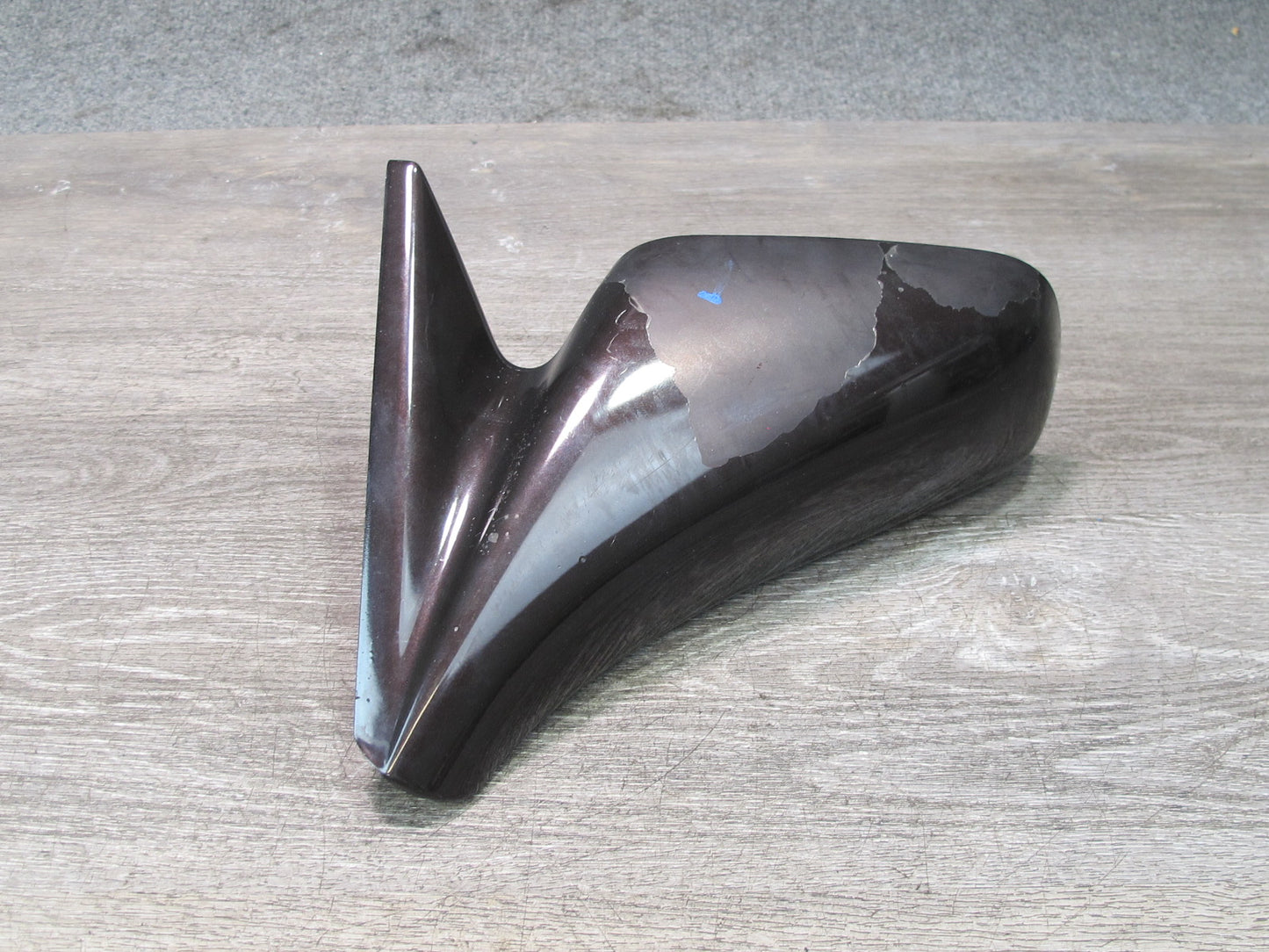 89-92 Toyota Supra MK3 7MGE NA Front Left Side View Power Mirror Black Ruby OEM