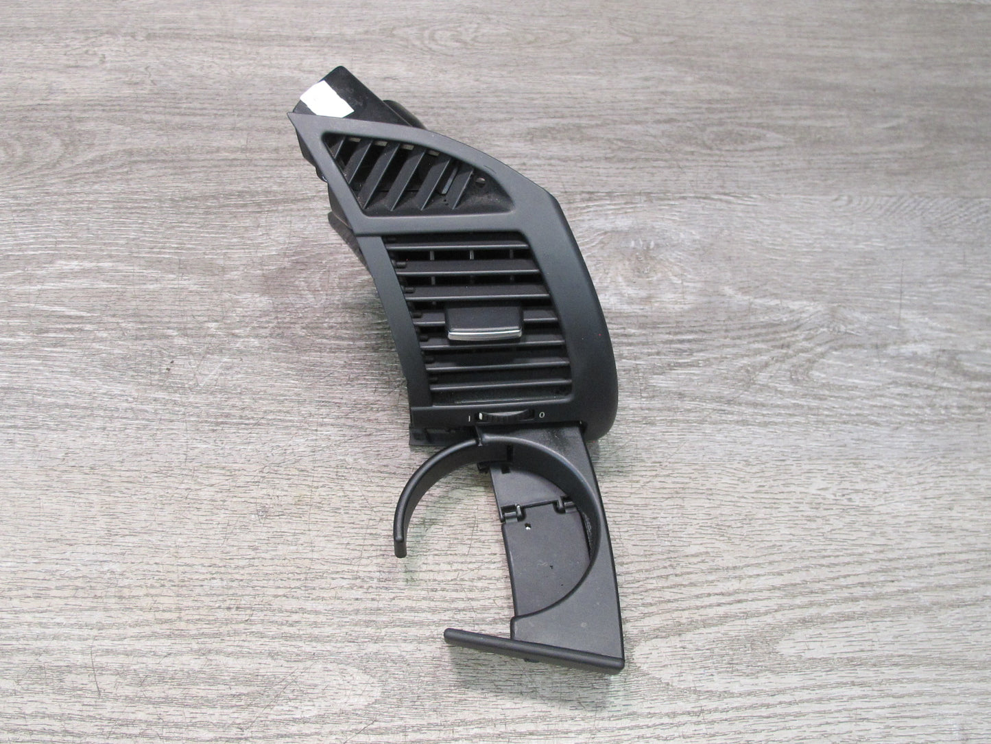 03-08 BMW E86 E85 Z4 Dash Right Air Vent Grille w CUP Holder Black 6945400 OEM