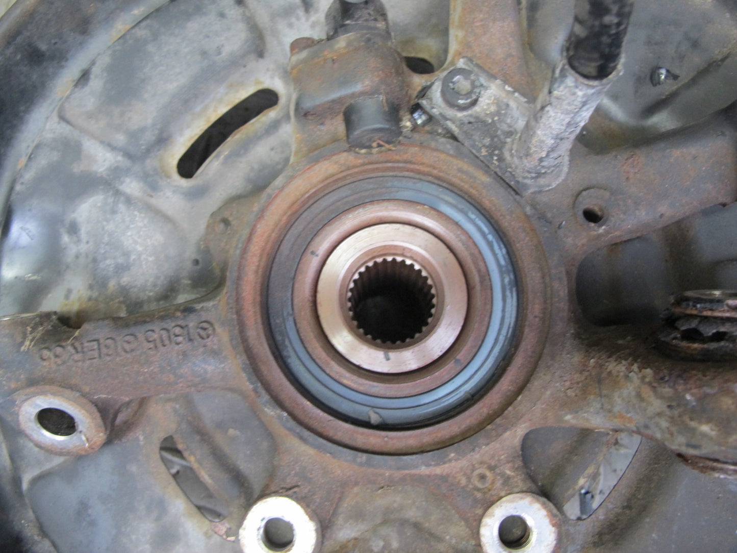 96-99 Mercedes W140 C140 RWD Rear Left Spindle Knuckle Wheel Hub Bearing OEM