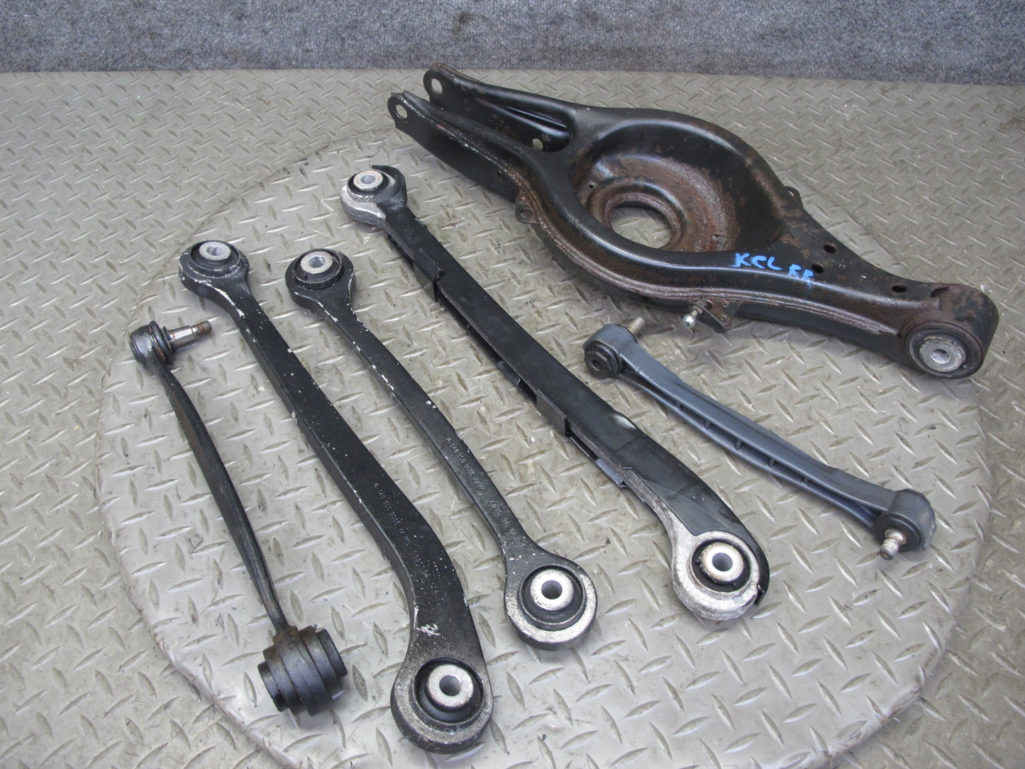 96-99 Mercedes W140 C140 Cl-class Set of 5 Rear Right Suspension Control Arm OEM