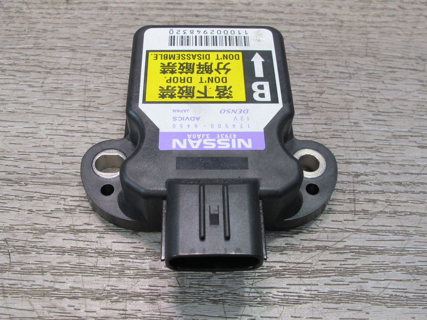 2013-2018 Infiniti JX35 QX60 YAW Turn Rate Acceleration Speed Sensor 47931-3JA0A