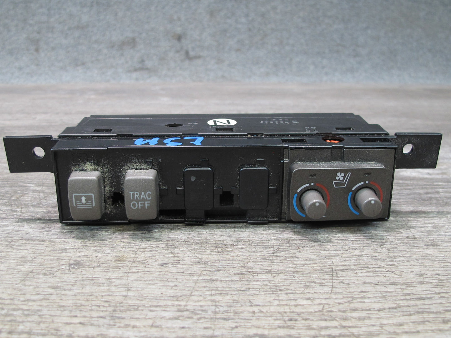 01-06 Lexus LS430 Center Console TRC Sun Shade Climate Seat Switch Panel OEM