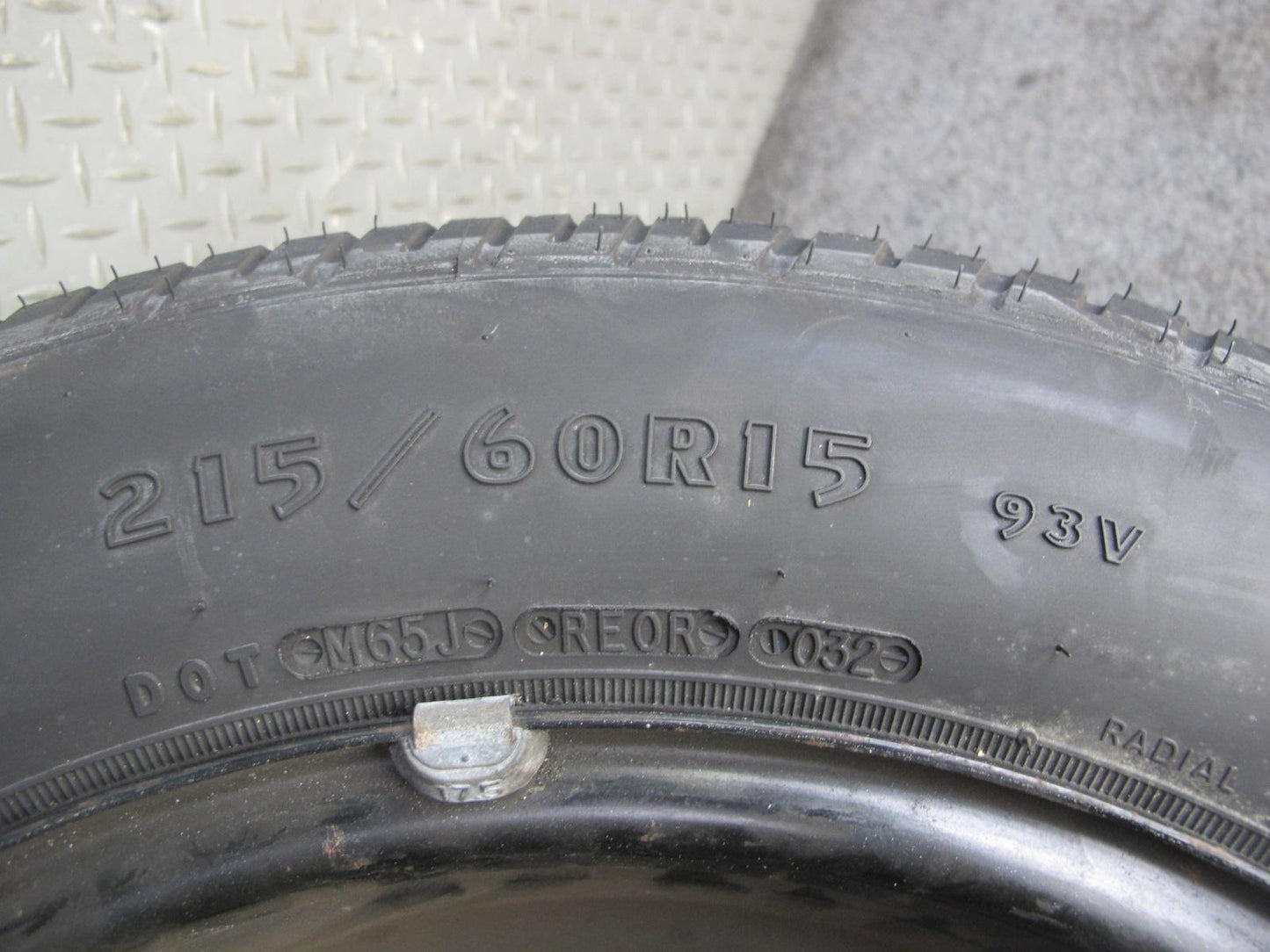 92-00 Lexus JZZ31L SC400 SC300 Spare Tire R15 15" Wheel 15x6.5JJ ET52 215/60 OEM