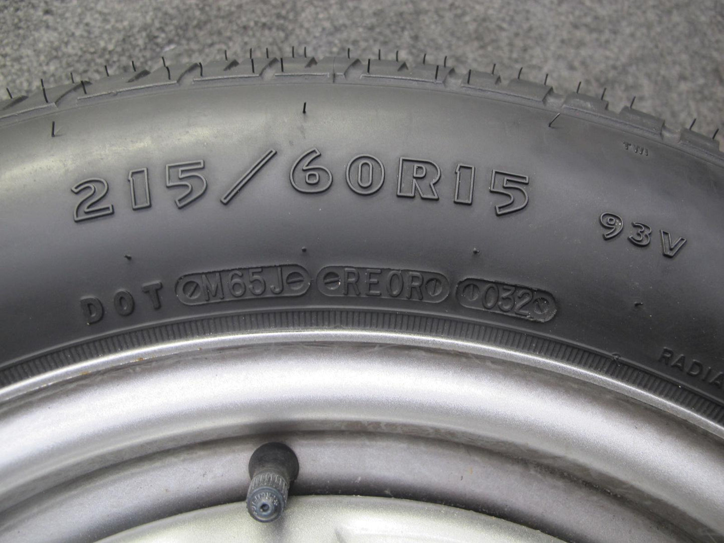 92-00 Lexus JZZ31L SC400 SC300 Spare Tire R15 15" Wheel 15x6.5JJ ET52 215/60 OEM
