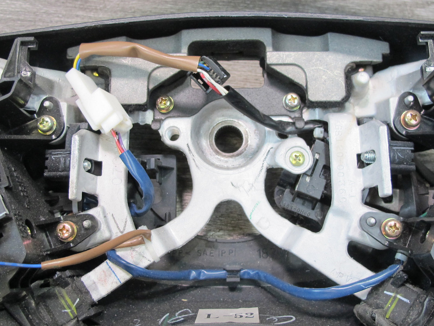 04-06 Lexus UCF30L LS430 Leather Wood Steering w Switches & Cruise Black OEM
