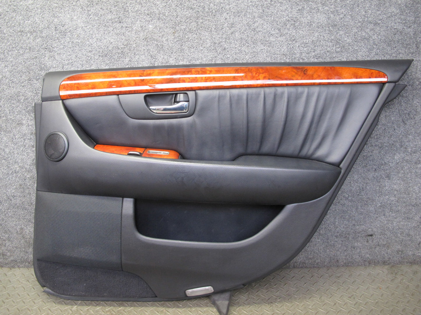 04-06 Lexus UCF30L LS430 Set of 2 Rear Door Interior Trim Cover Panel Black OEM