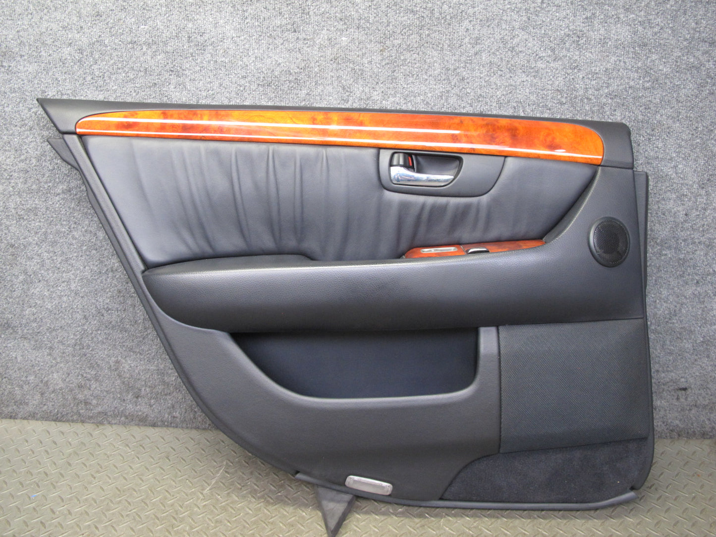 04-06 Lexus UCF30L LS430 Set of 2 Rear Door Interior Trim Cover Panel Black OEM