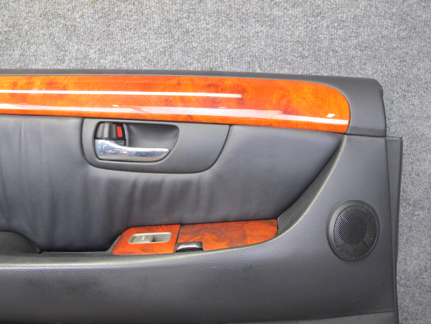 04-06 Lexus UCF30L LS430 Set of 2 Rear Door Interior Trim Cover Panel Black OEM