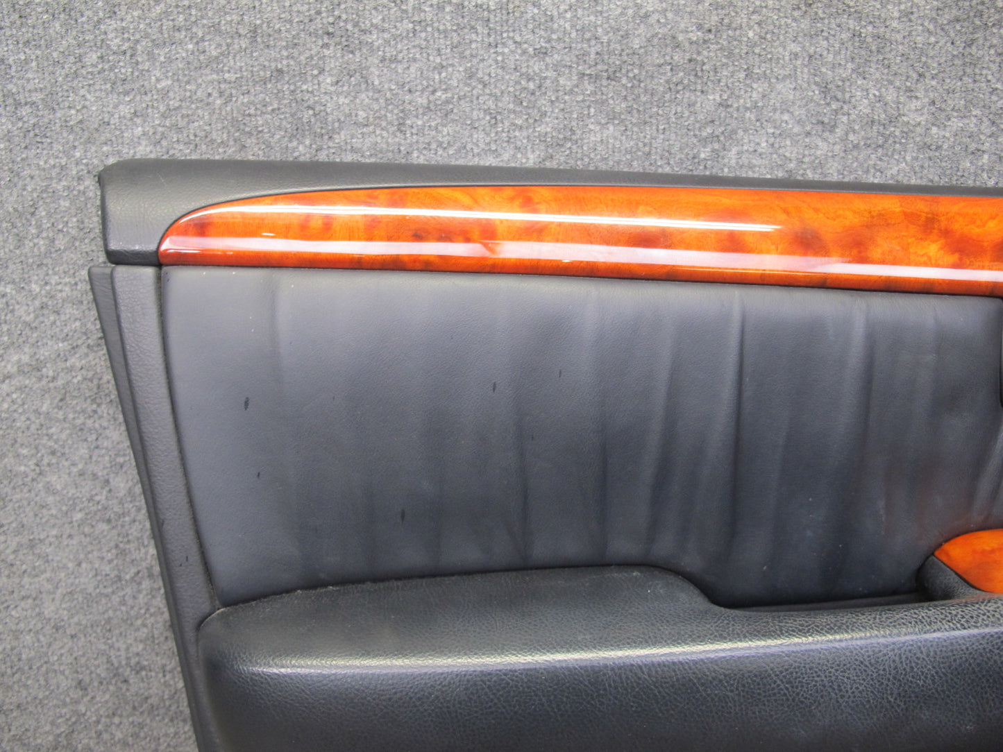 04-06 Lexus UCF30L LS430 Set of 2 Front Door Interior Trim Cover Panel Black OEM