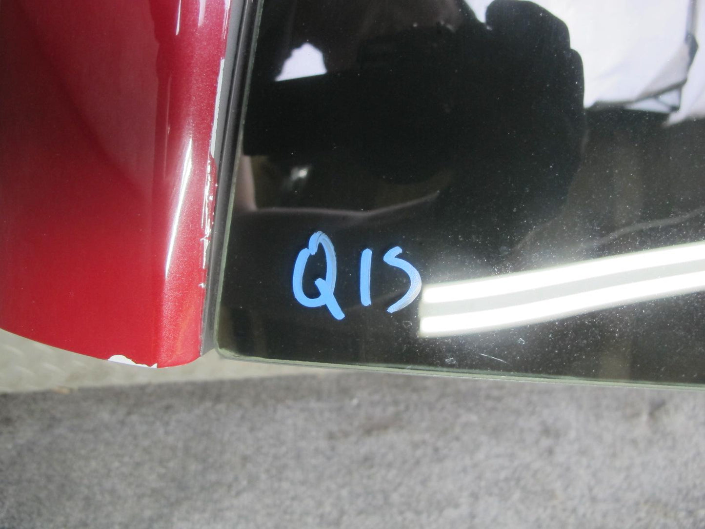 10-15 Lexus IS350 IS250 Convertible Rear Roof Back Glass Window RED Mica OEM
