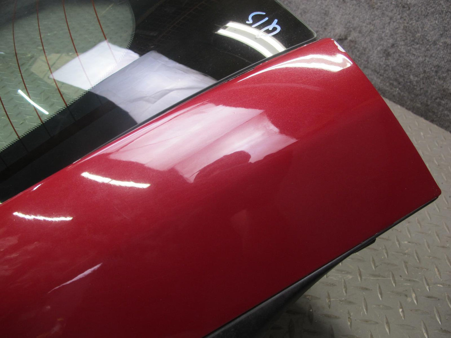 10-15 Lexus IS350 IS250 Convertible Rear Roof Back Glass Window RED Mica OEM