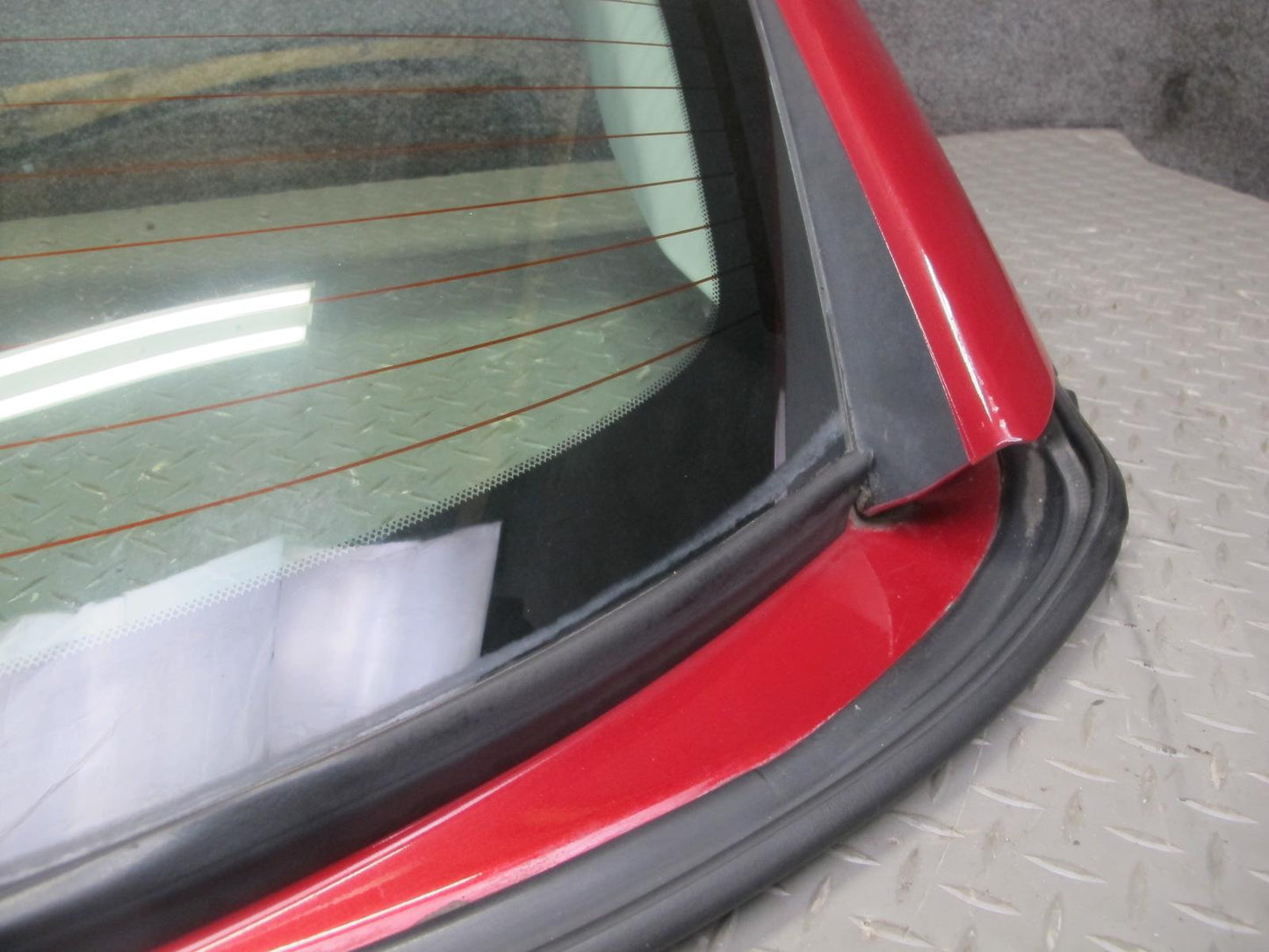 10-15 Lexus IS350 IS250 Convertible Rear Roof Back Glass Window RED Mica OEM