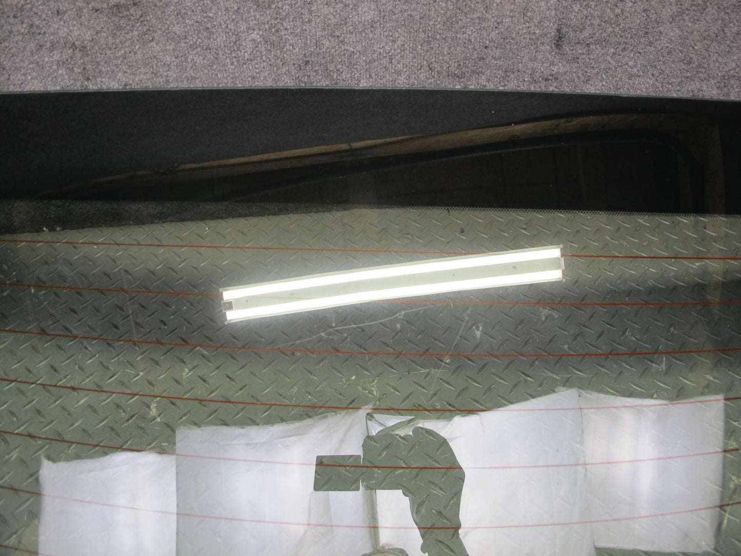 10-15 Lexus IS350 IS250 Convertible Rear Roof Back Glass Window RED Mica OEM