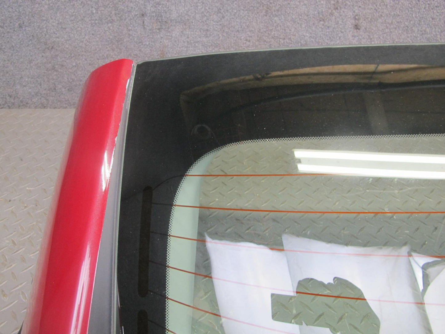 10-15 Lexus IS350 IS250 Convertible Rear Roof Back Glass Window RED Mica OEM
