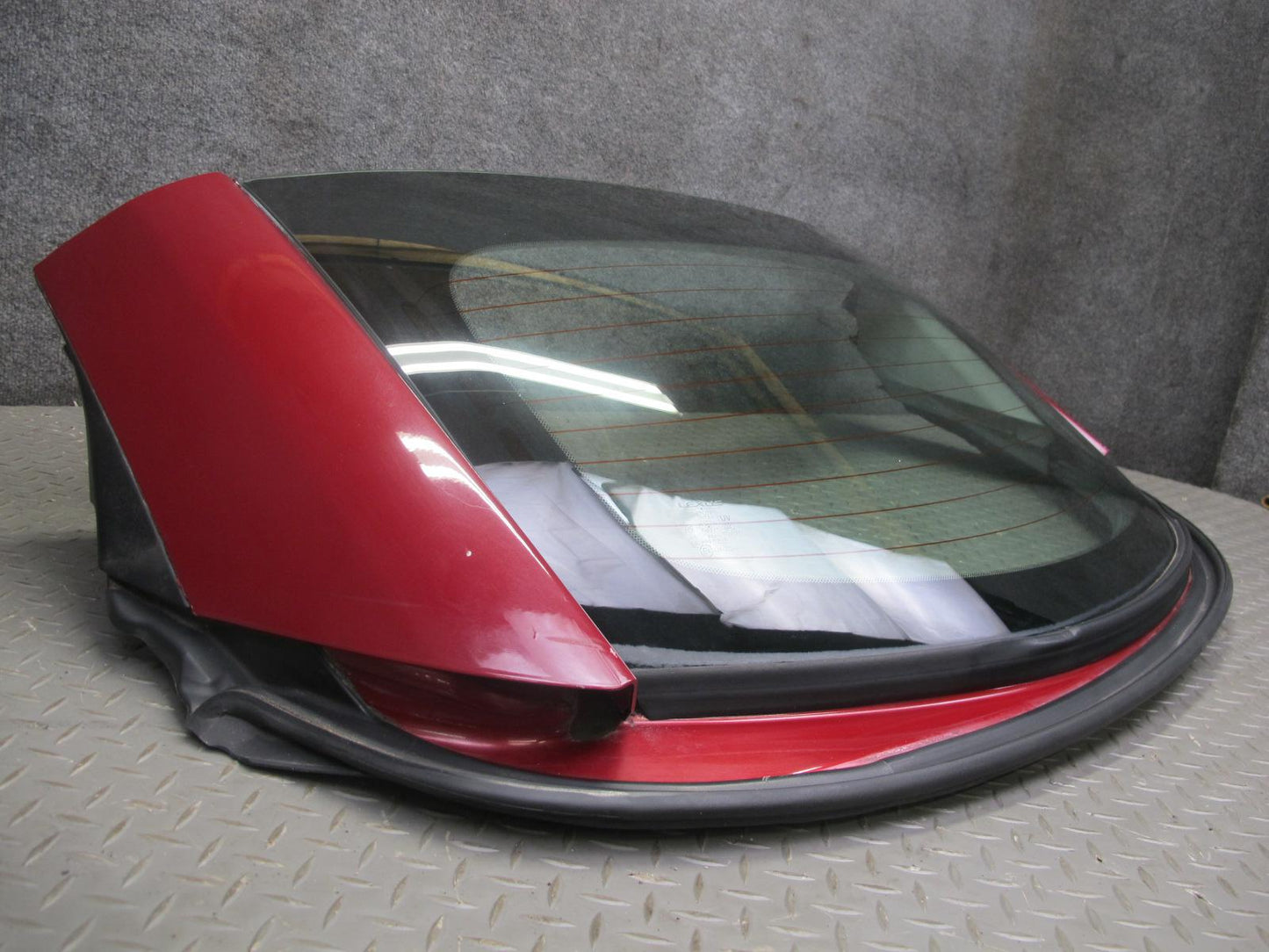 10-15 Lexus IS350 IS250 Convertible Rear Roof Back Glass Window RED Mica OEM