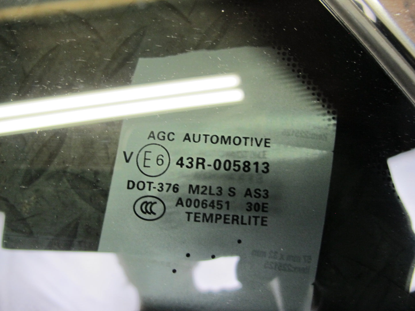 2014-2017 Infiniti QX60 Rear Left Quarter Glass Window