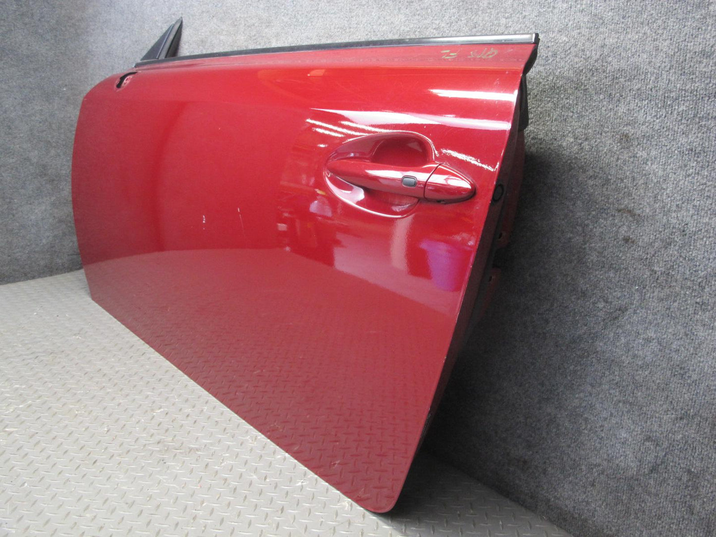 10-15 Lexus IS350 IS250 Convertible Left Driver Door Shell Panel RED Mica OEM