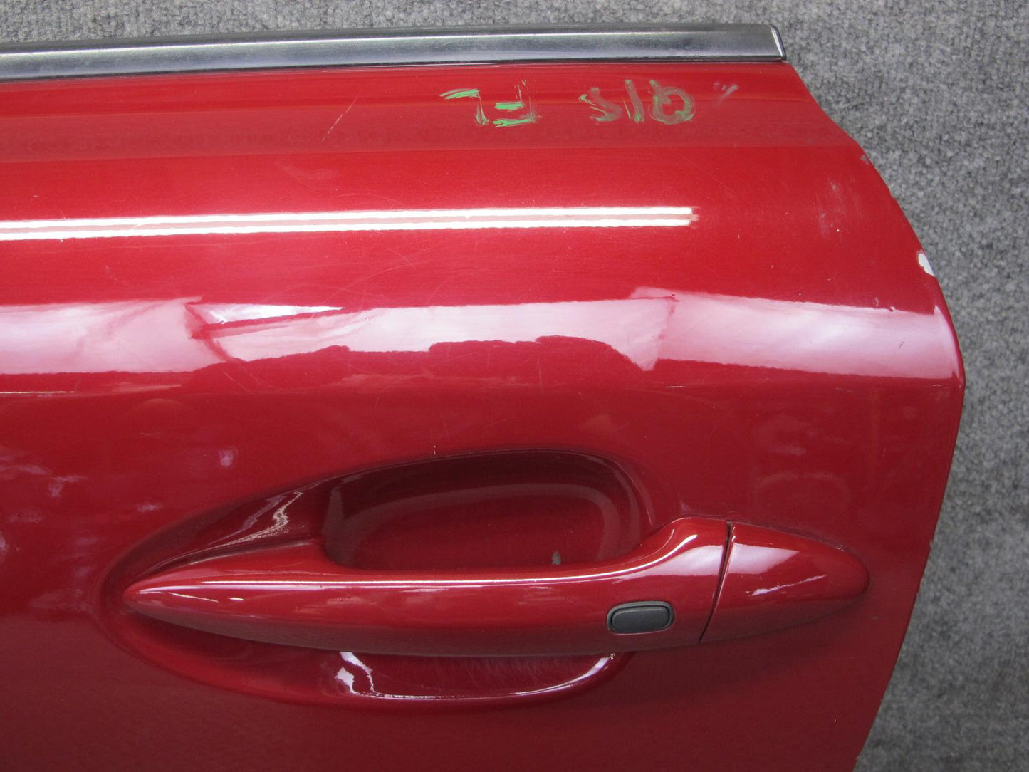 10-15 Lexus IS350 IS250 Convertible Left Driver Door Shell Panel RED Mica OEM