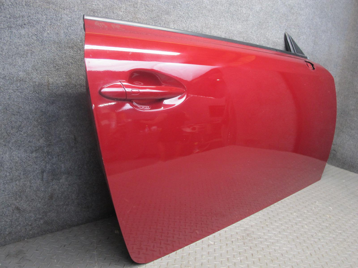 10-15 Lexus IS350 IS250 Convertible Right Pass Door Shell Panel RED Mica OEM