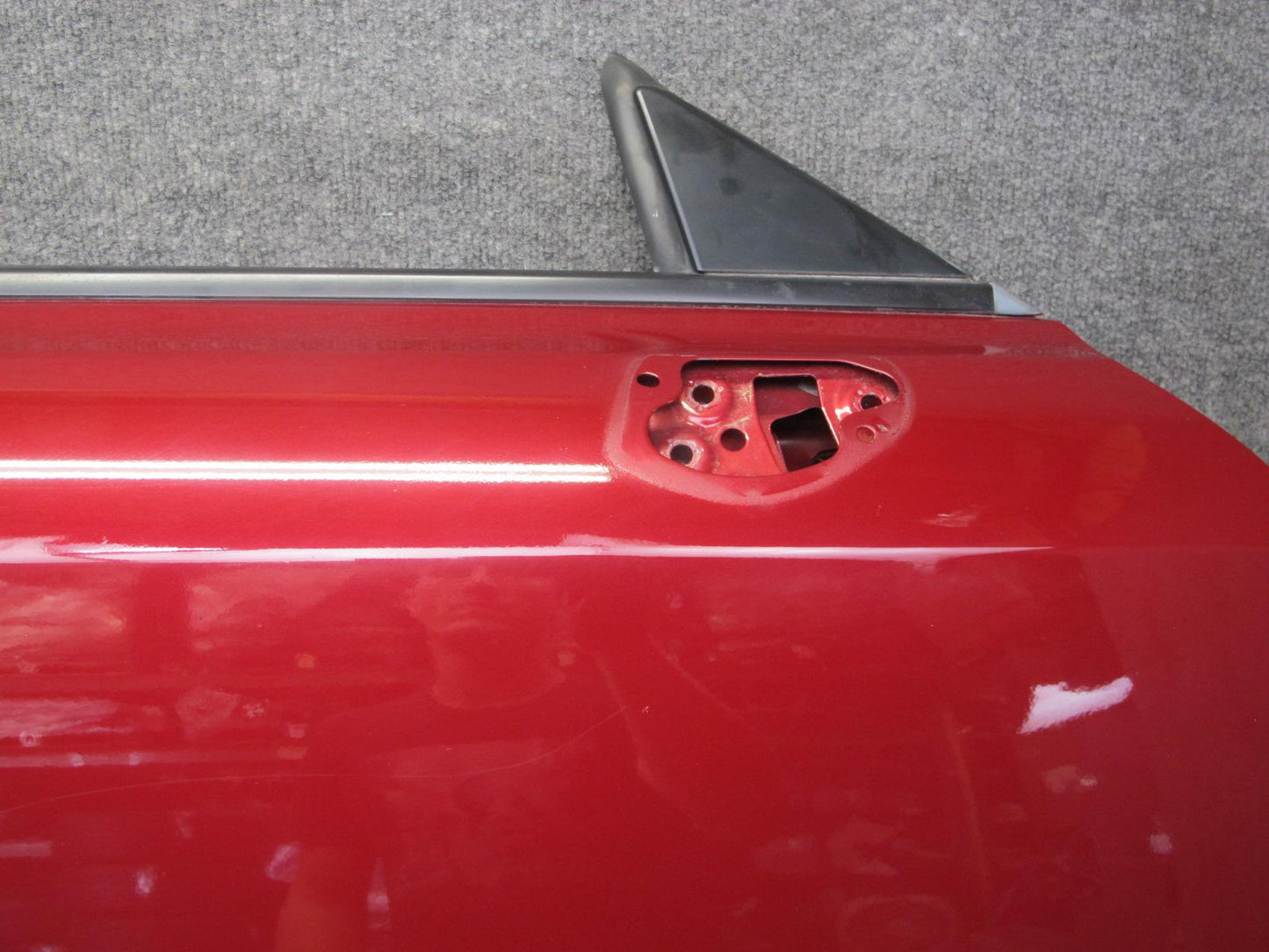 10-15 Lexus IS350 IS250 Convertible Right Pass Door Shell Panel RED Mica OEM