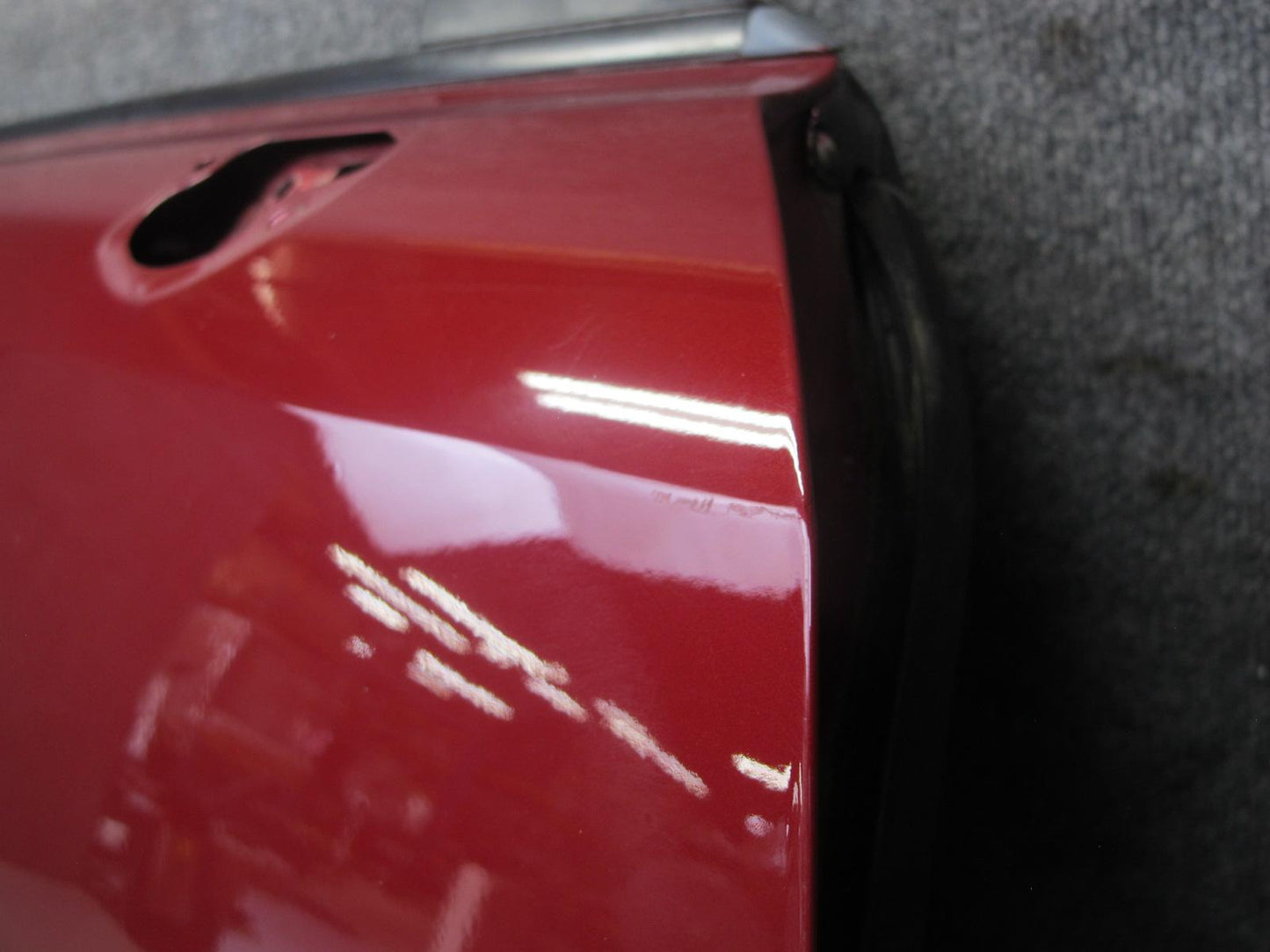 10-15 Lexus IS350 IS250 Convertible Right Pass Door Shell Panel RED Mica OEM