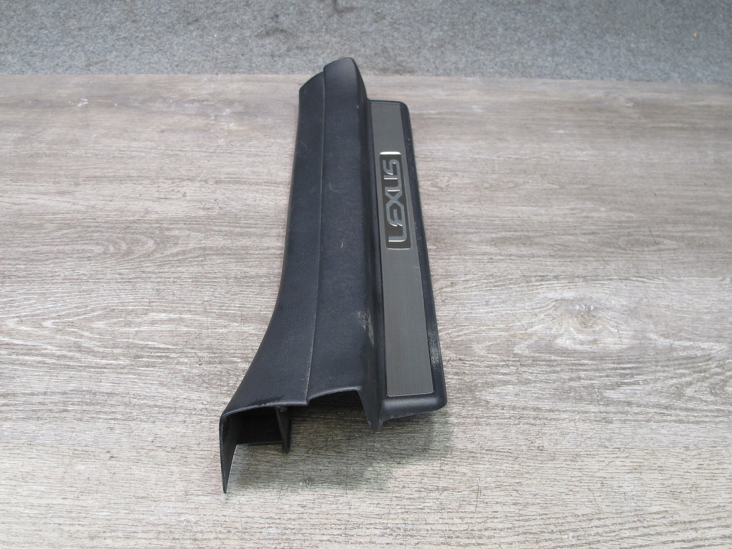 01-06 Lexus LS430 Rear Left Right Door Scuff Sill Plate Trim Panel Set Black OEM