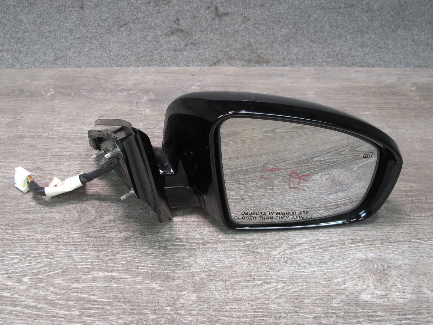 2014-2015 Infiniti QX60 Front Right Door Side View Heated Mirror w Camera