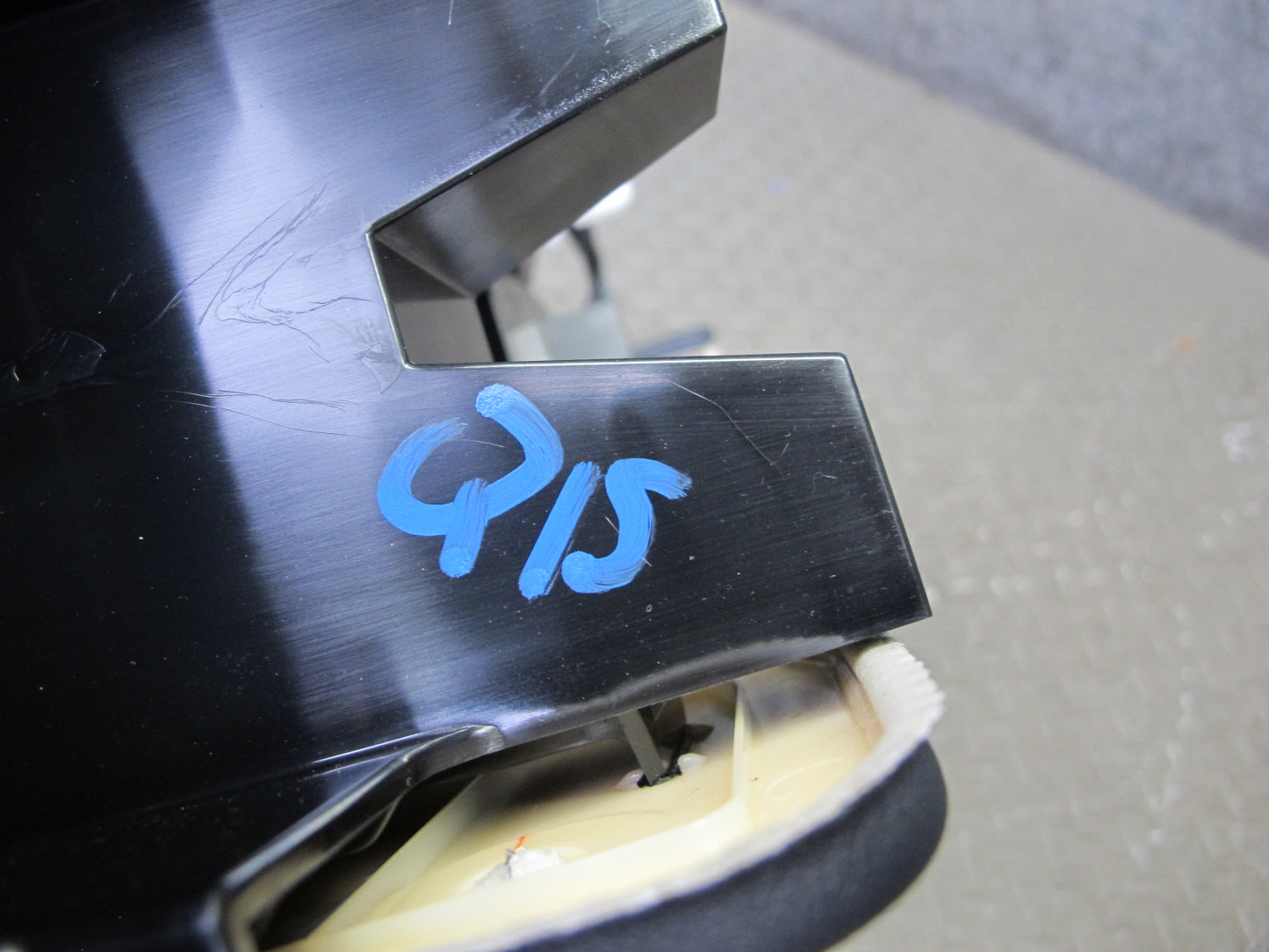 10-15 Lexus IS350 IS250 Convertible Rear Center Console w Armrest Black OEM