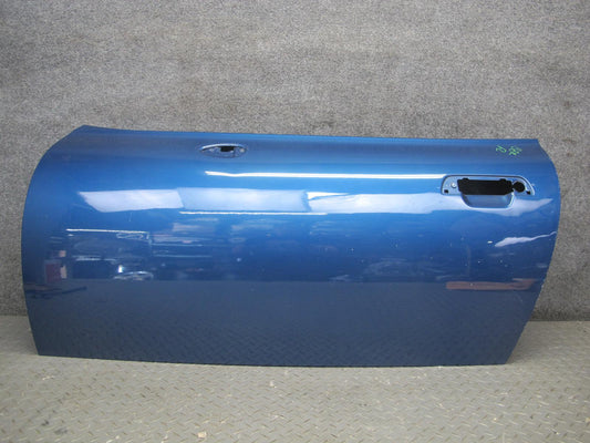 99-02 BMW E36/7 Z3 Left Driver Door Shell Panel Topas Blue OEM